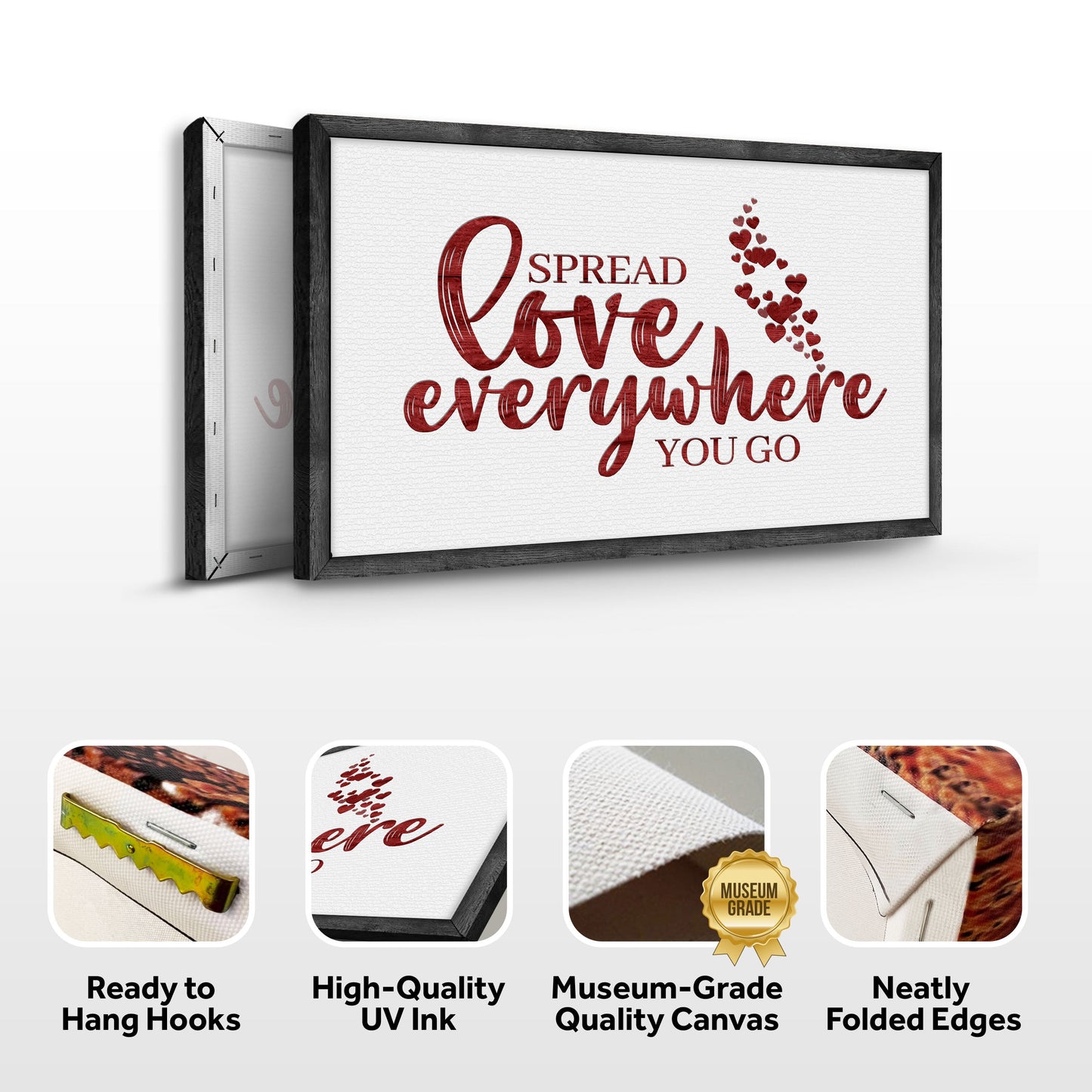 Valentines Day Love Canvas Wall Art