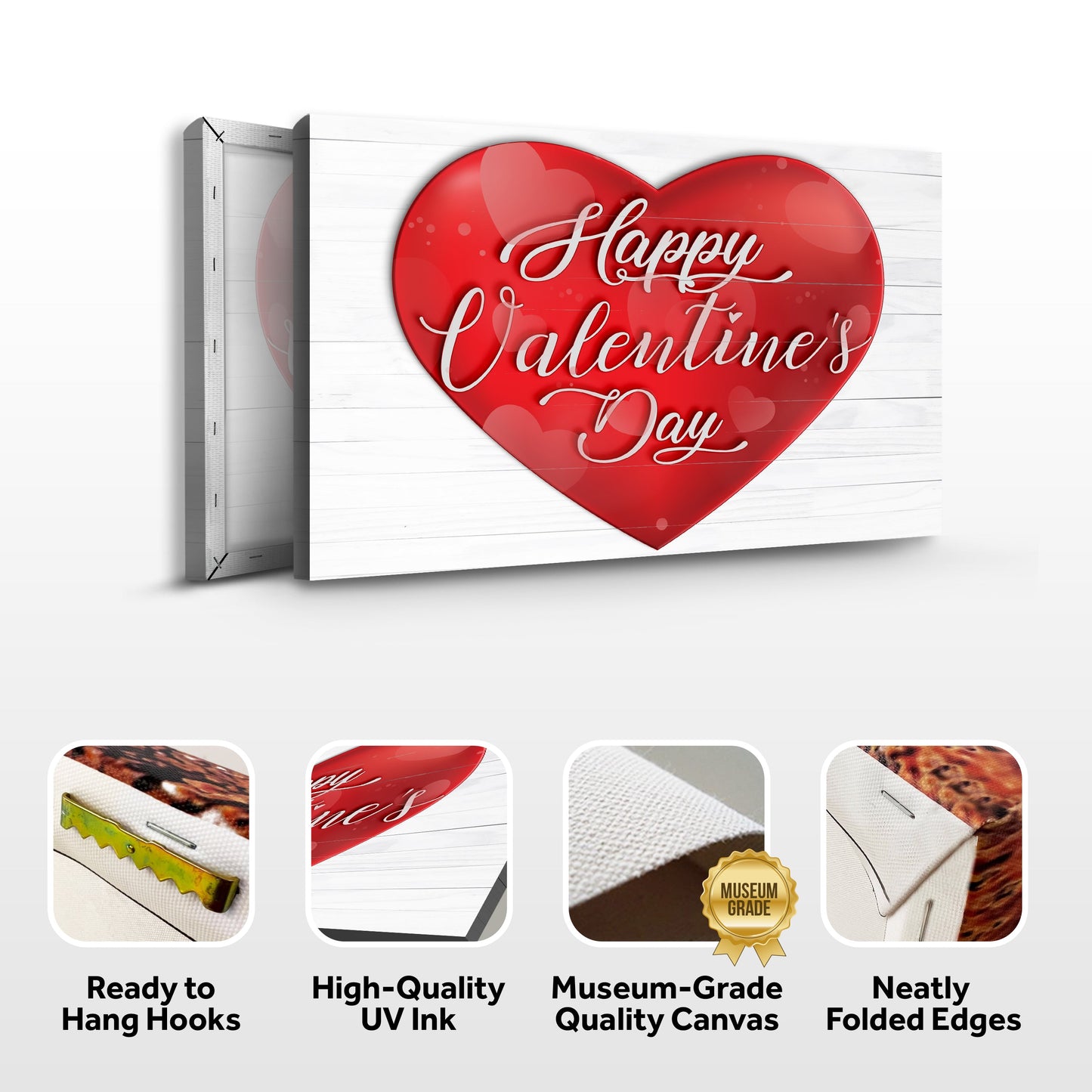 Valentines Day Romantic Canvas Wall Art