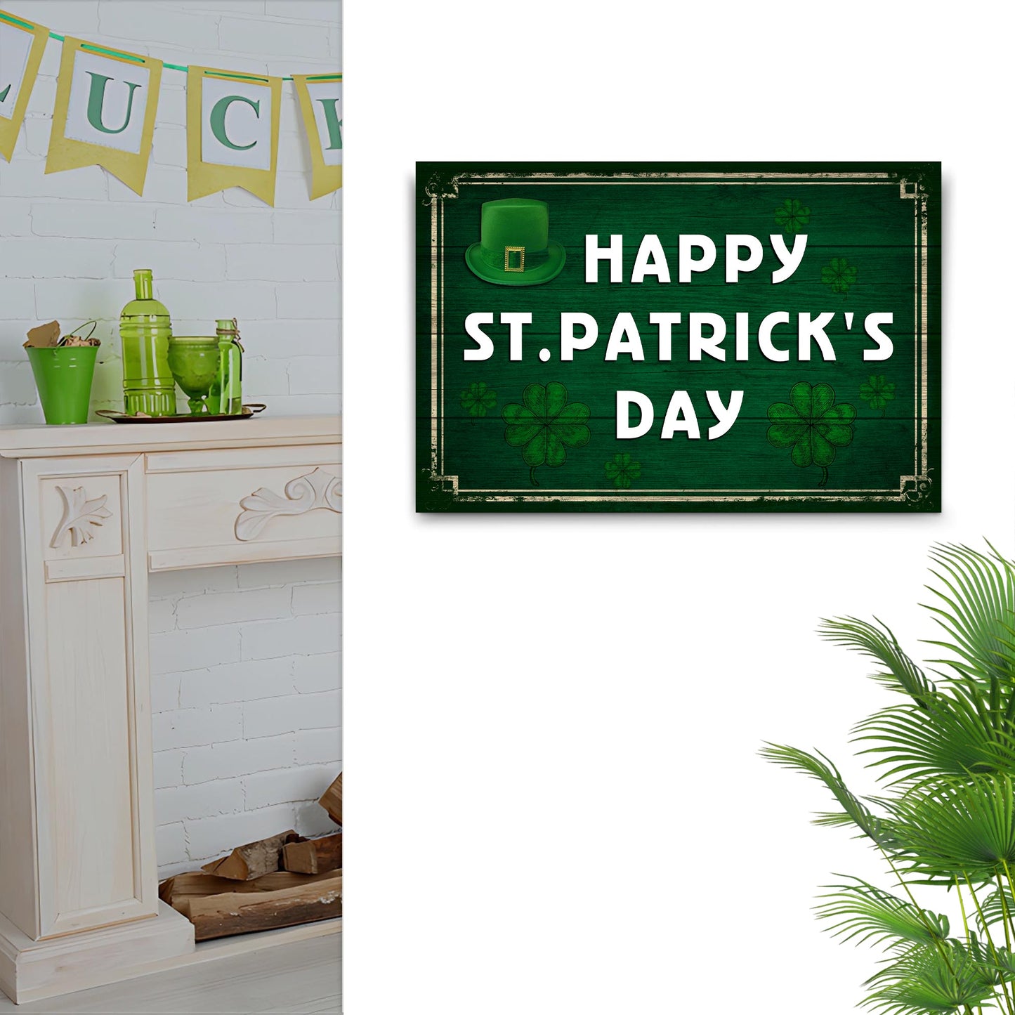 Irish For A Day Irish Forever Canvas Wall Art