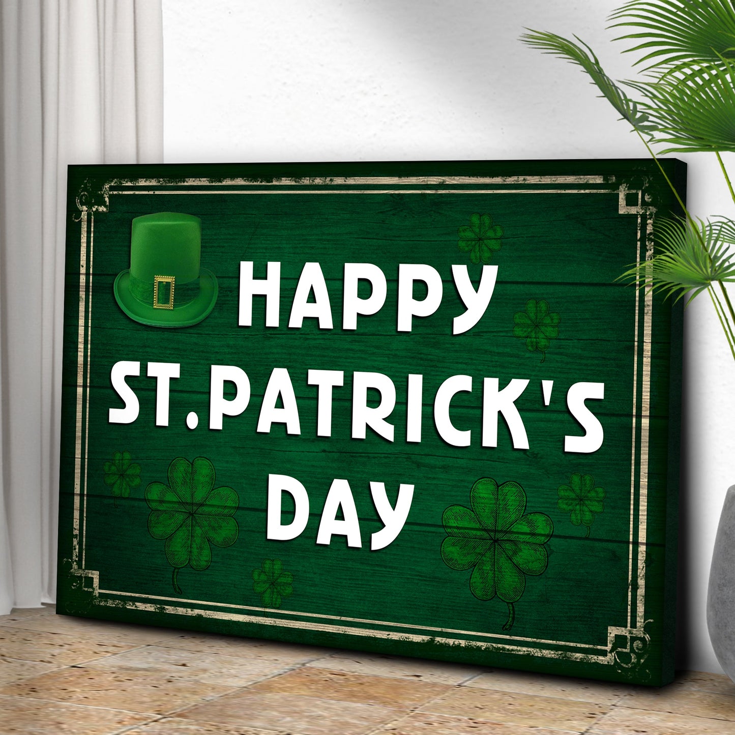 Irish For A Day Irish Forever Canvas Wall Art