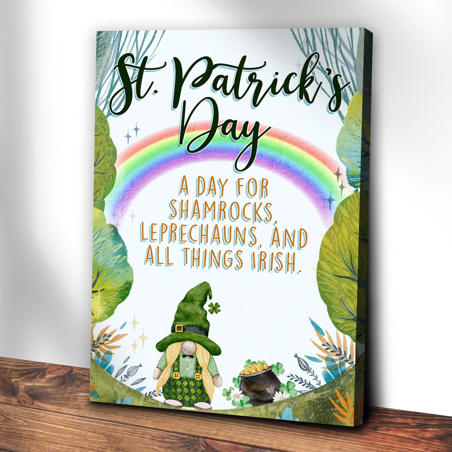 St. Patrick's Day All Things Irish Canvas Wall Art