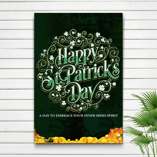 St. Patrick's Day Inner Irish Spirit Canvas Wall Art