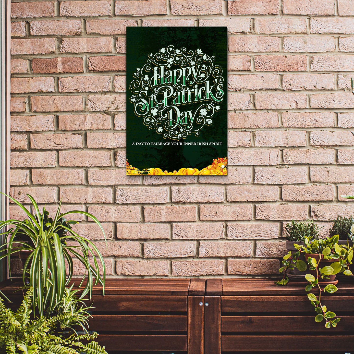 St Patrick's Day inner Irish spirit canvas wall art festive home decor