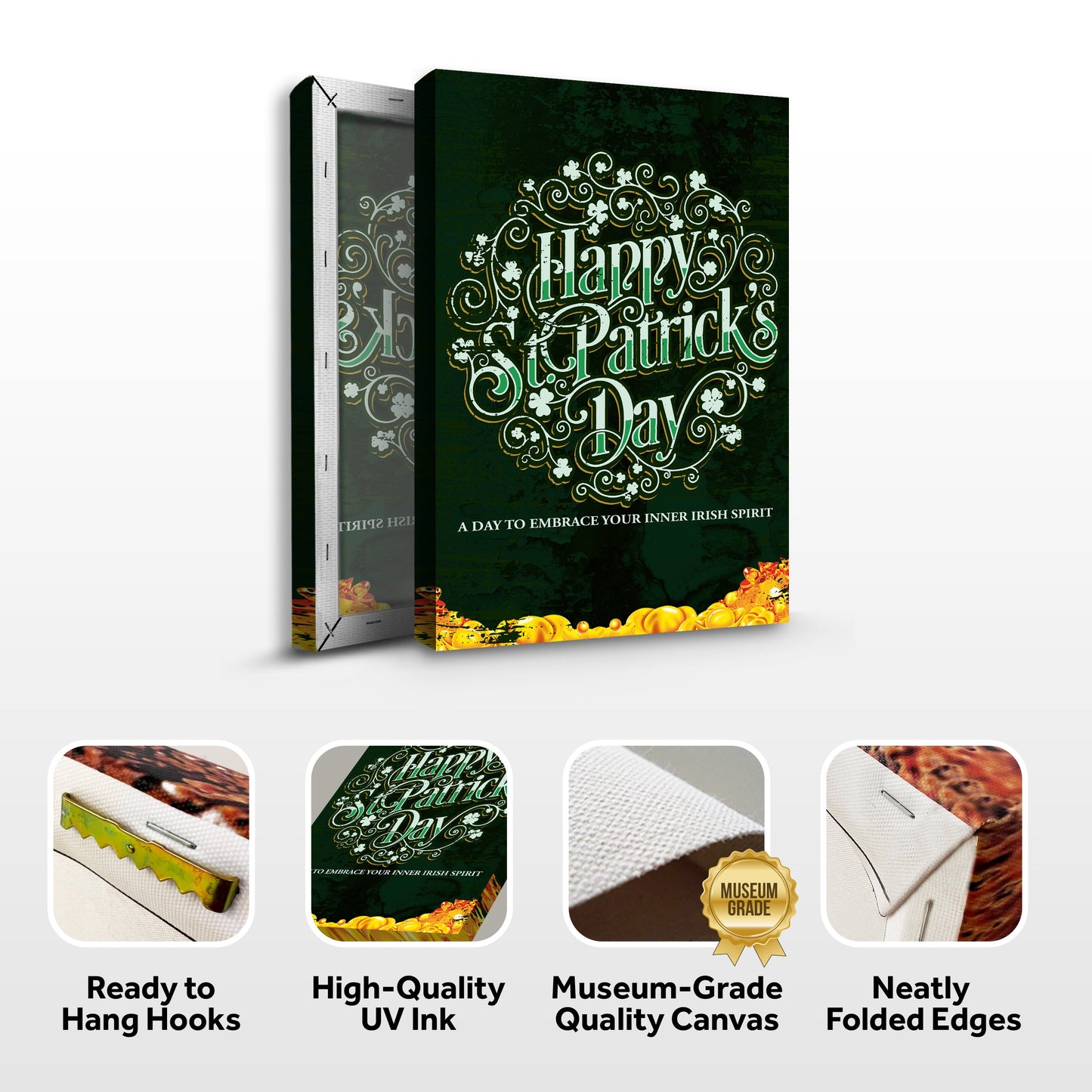 St. Patrick's Day Inner Irish Spirit Canvas Wall Art