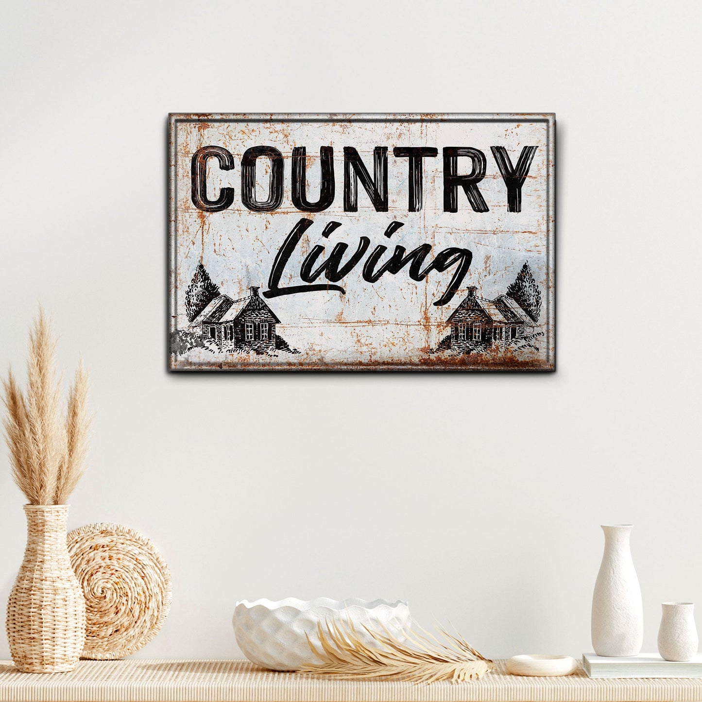 Country Living Canvas Wall Art
