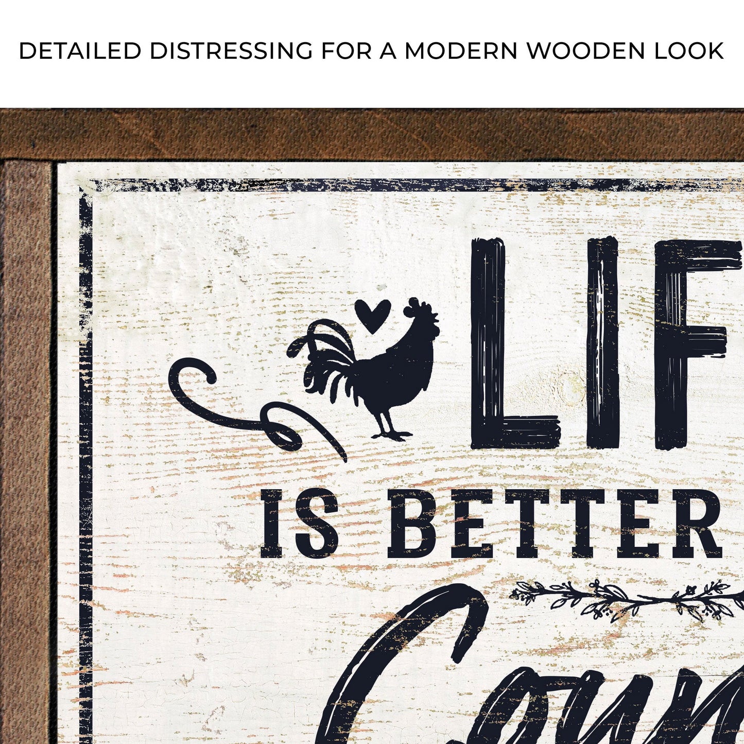 Life Is Better in the Country Canvas Wall Art