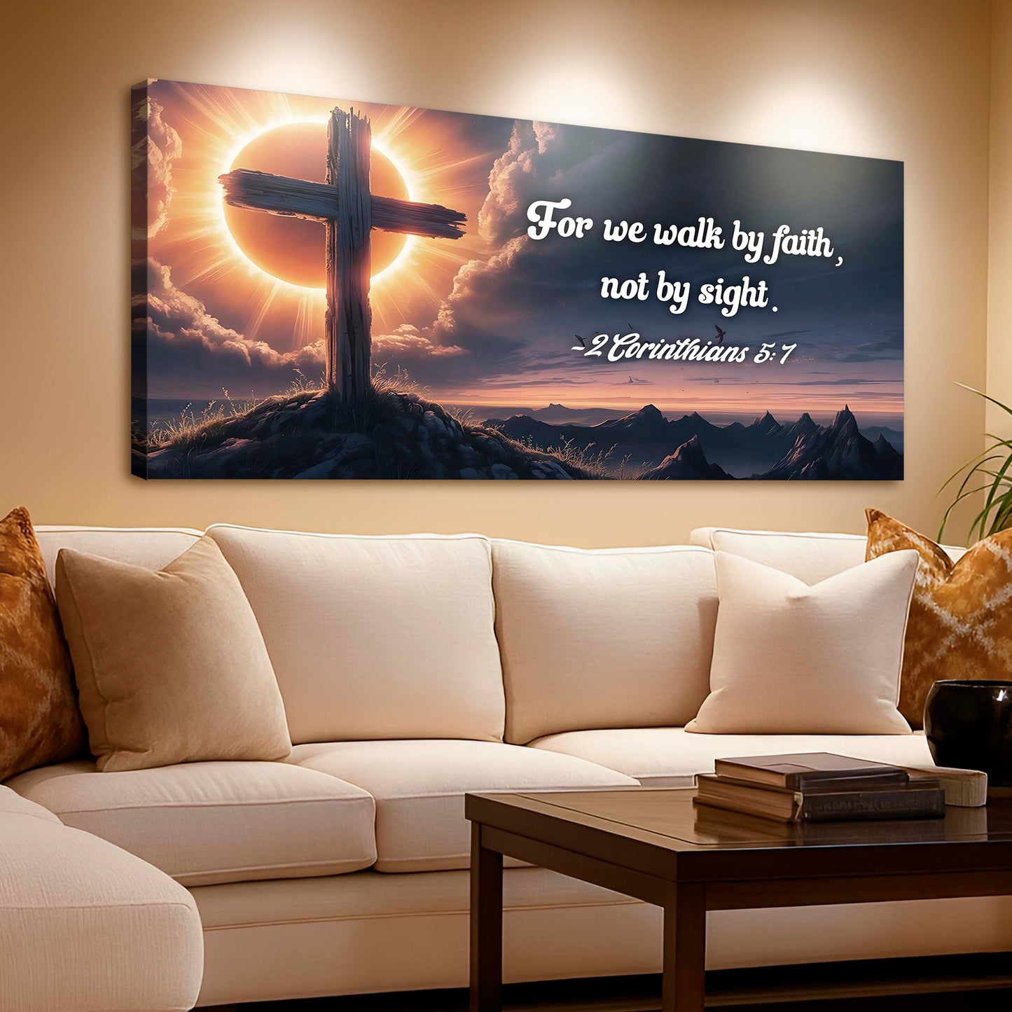 2 Corinthians 5:7 Walk By Faith Not By Sight Sign