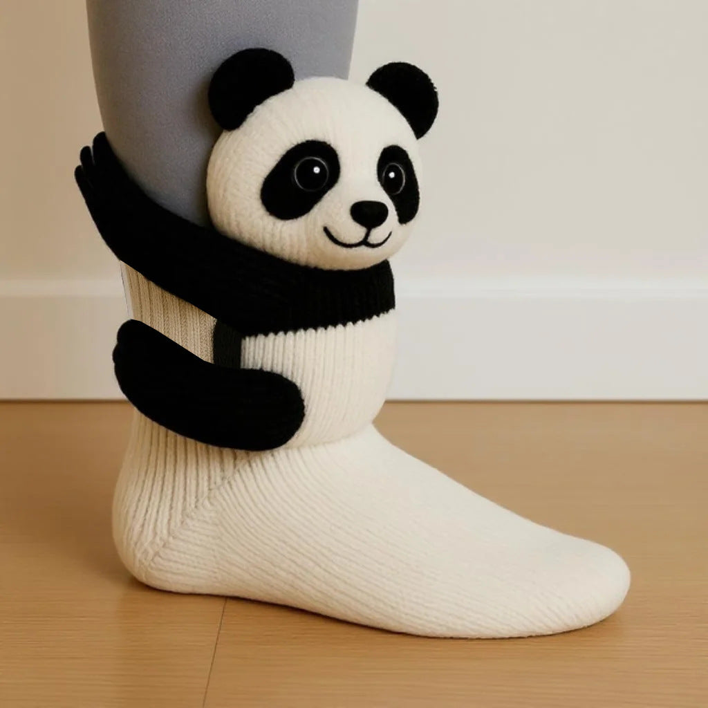 Cute Animal Socks: 3D Plush Friends for Your Feet