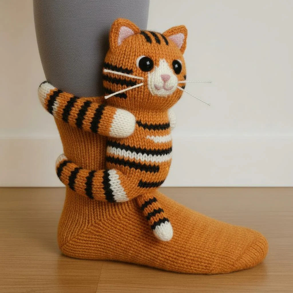 Cute Animal Socks: 3D Plush Friends for Your Feet