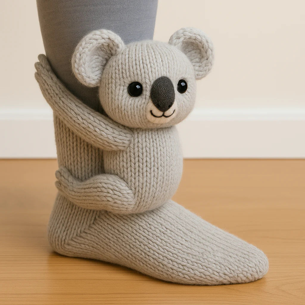 Cute Animal Socks: 3D Plush Friends for Your Feet