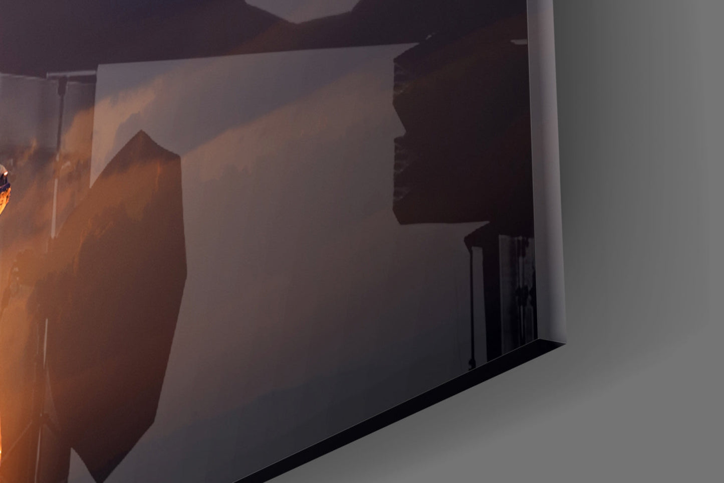 Galata Tower Sunset Glass Wall Art