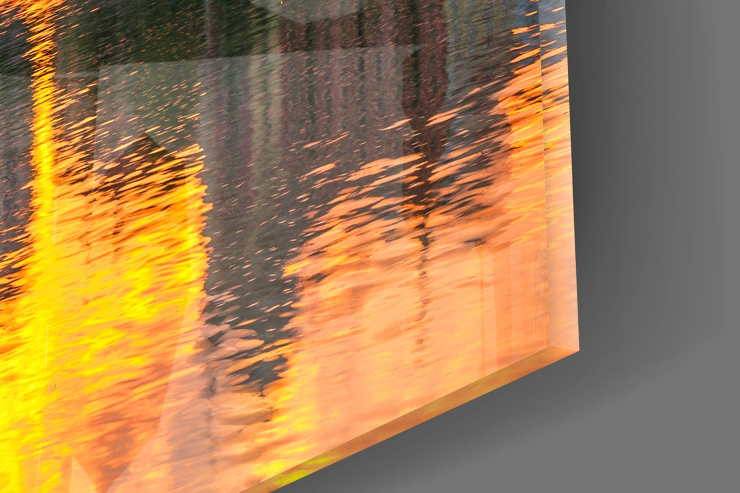 Prague Skyline Sunset Glass Wall Art