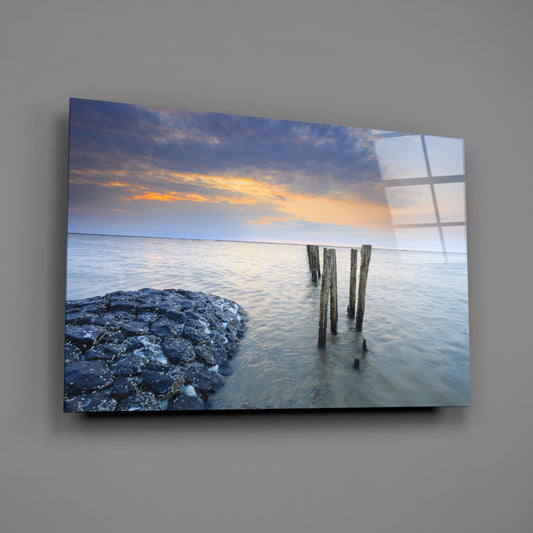 Sunset Glass Wall Art