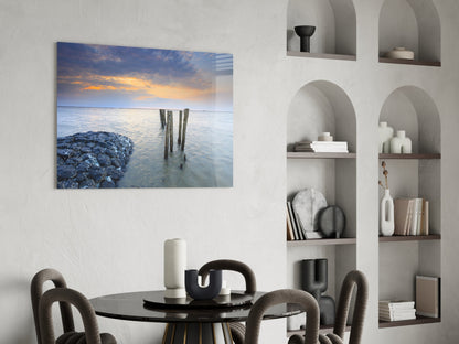 Sunset Glass Wall Art