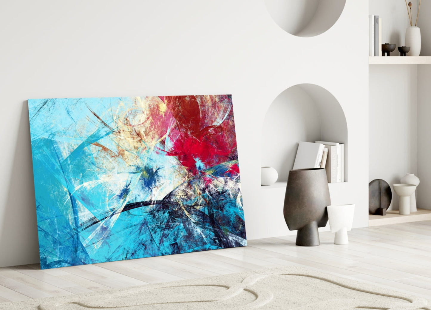 Abstract 4 Glass Wall Art