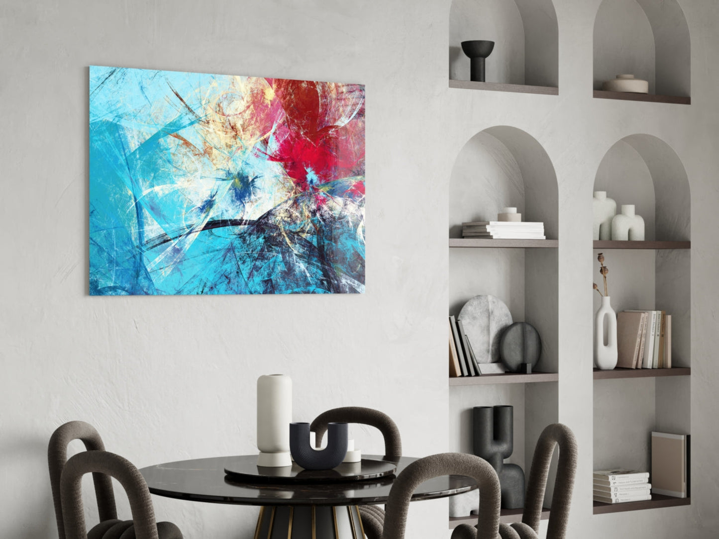 Abstract 4 Glass Wall Art