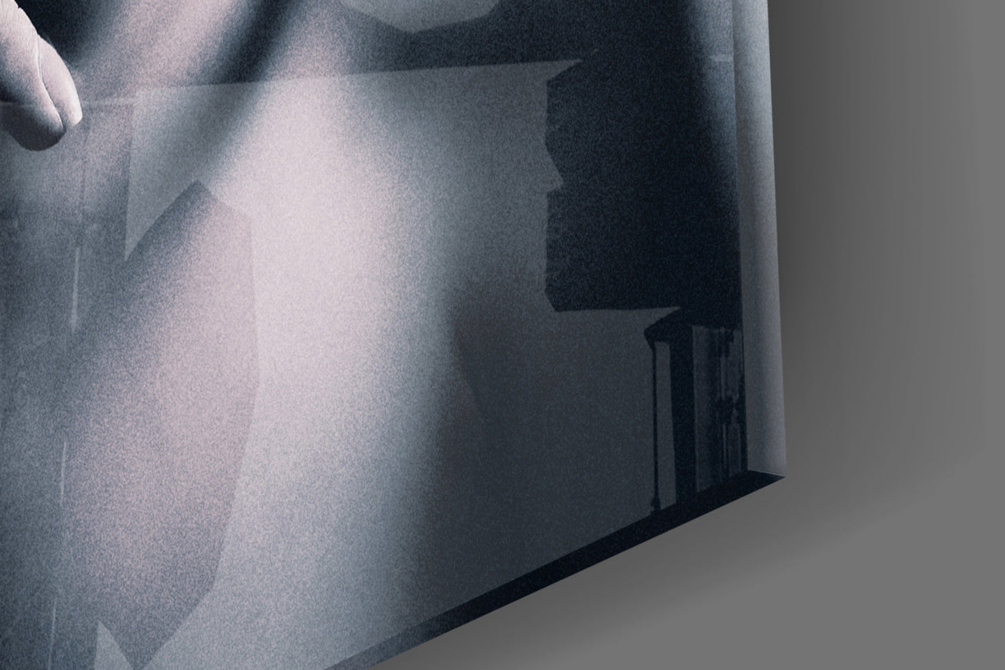 Ribbon-Bound Portrait Glass Wall Art