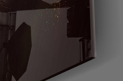 Cosmic Constellation Portrait Glass Wall Art