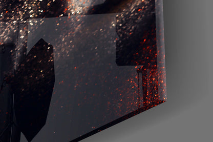Woman In Copper Glass Wall Art