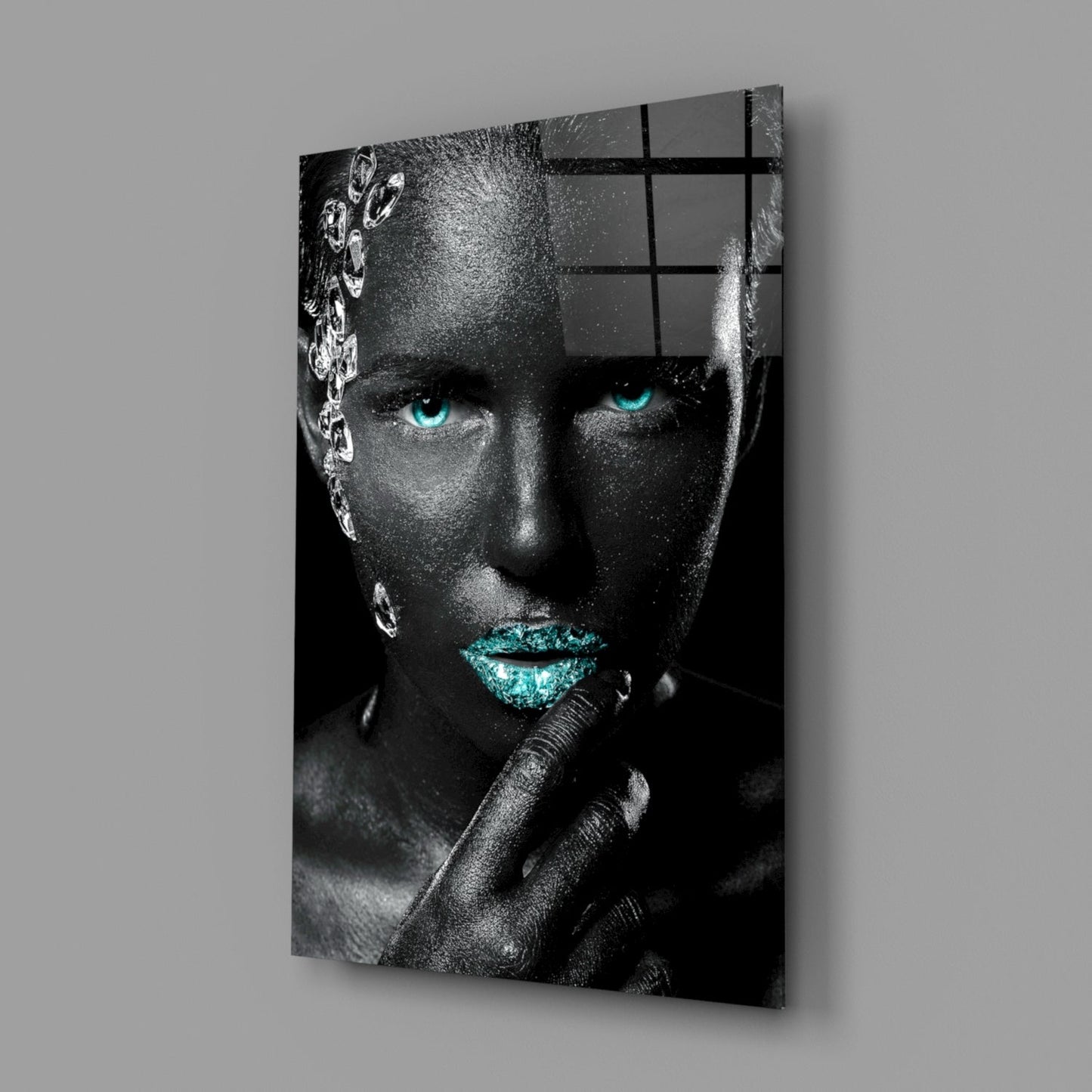 Woman In Crystal Glass Wall Art