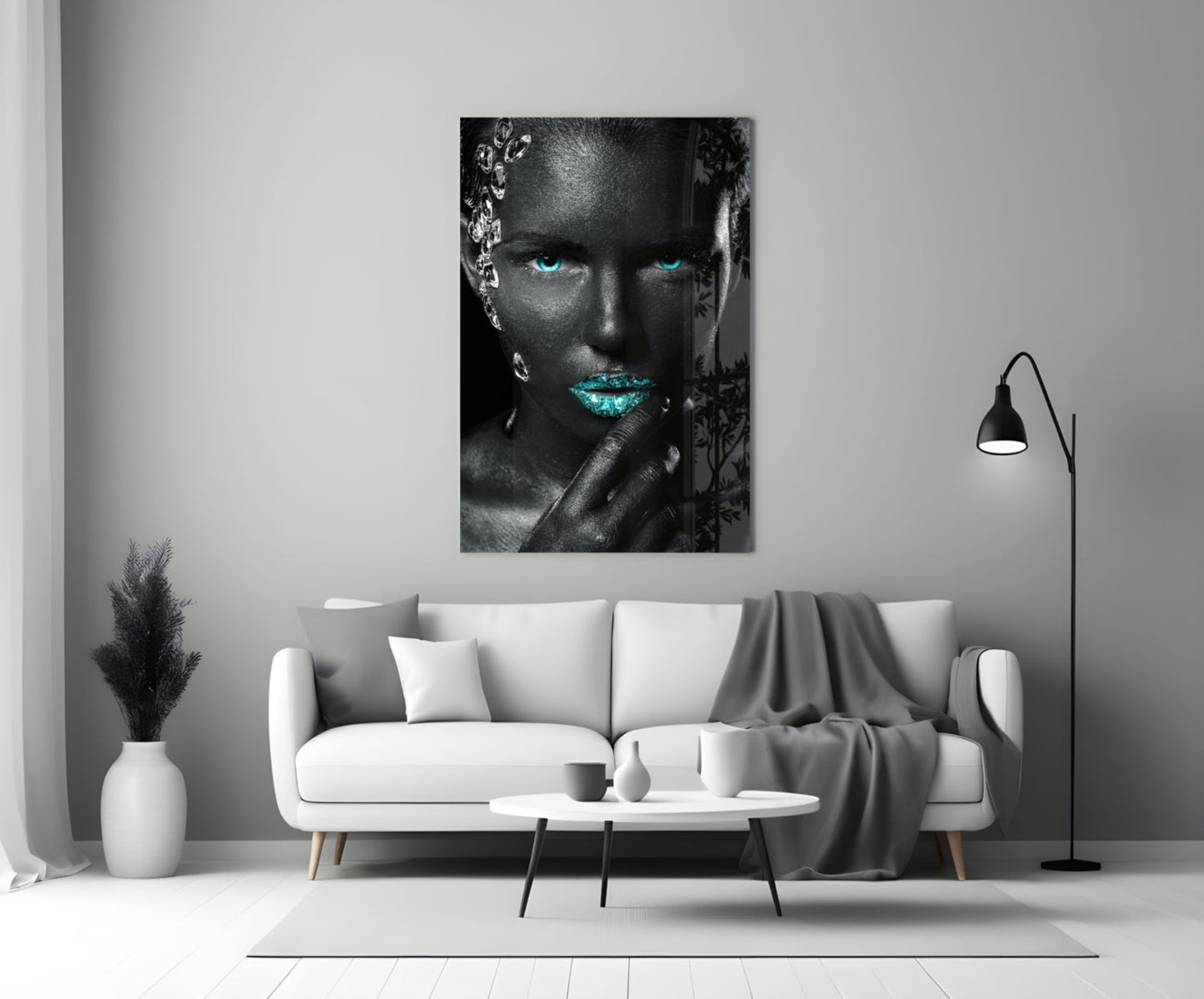 Woman In Crystal Glass Wall Art