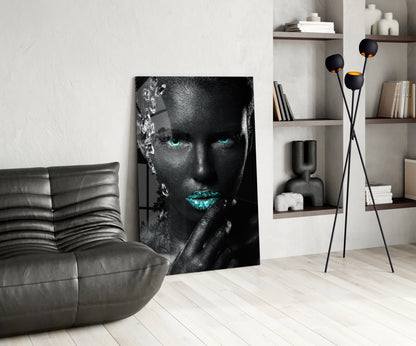 Woman In Crystal Glass Wall Art