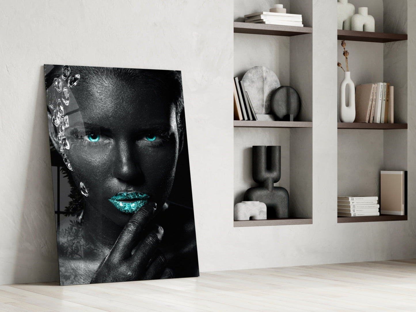 Woman In Crystal Glass Wall Art