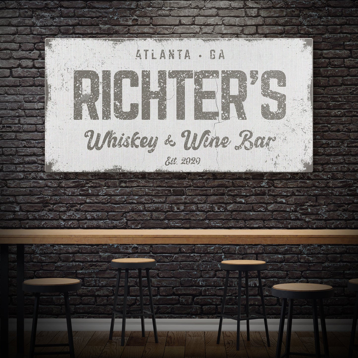 Whiskey and Wine Bar Canvas Wall Art