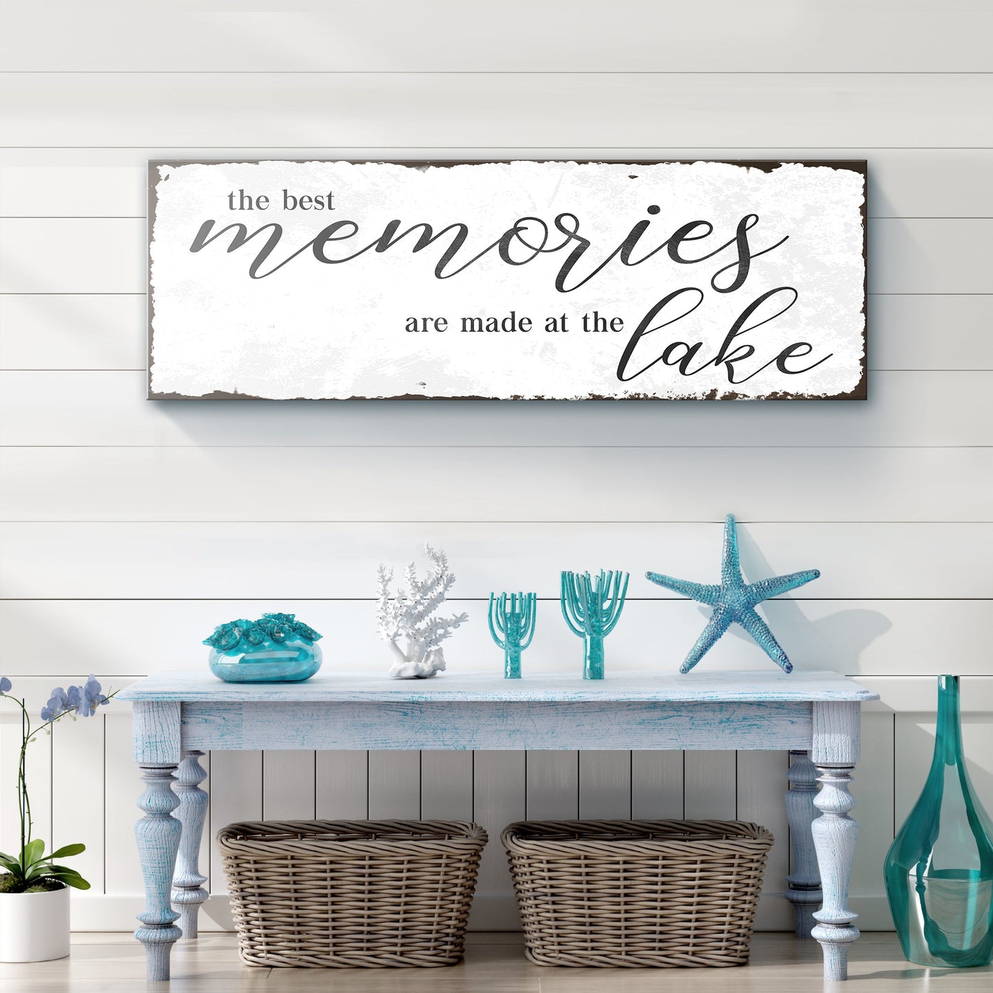 Best Memories At The Lake Canvas Wall Art