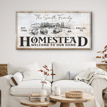 Vintage Homestead Canvas Wall Art IV