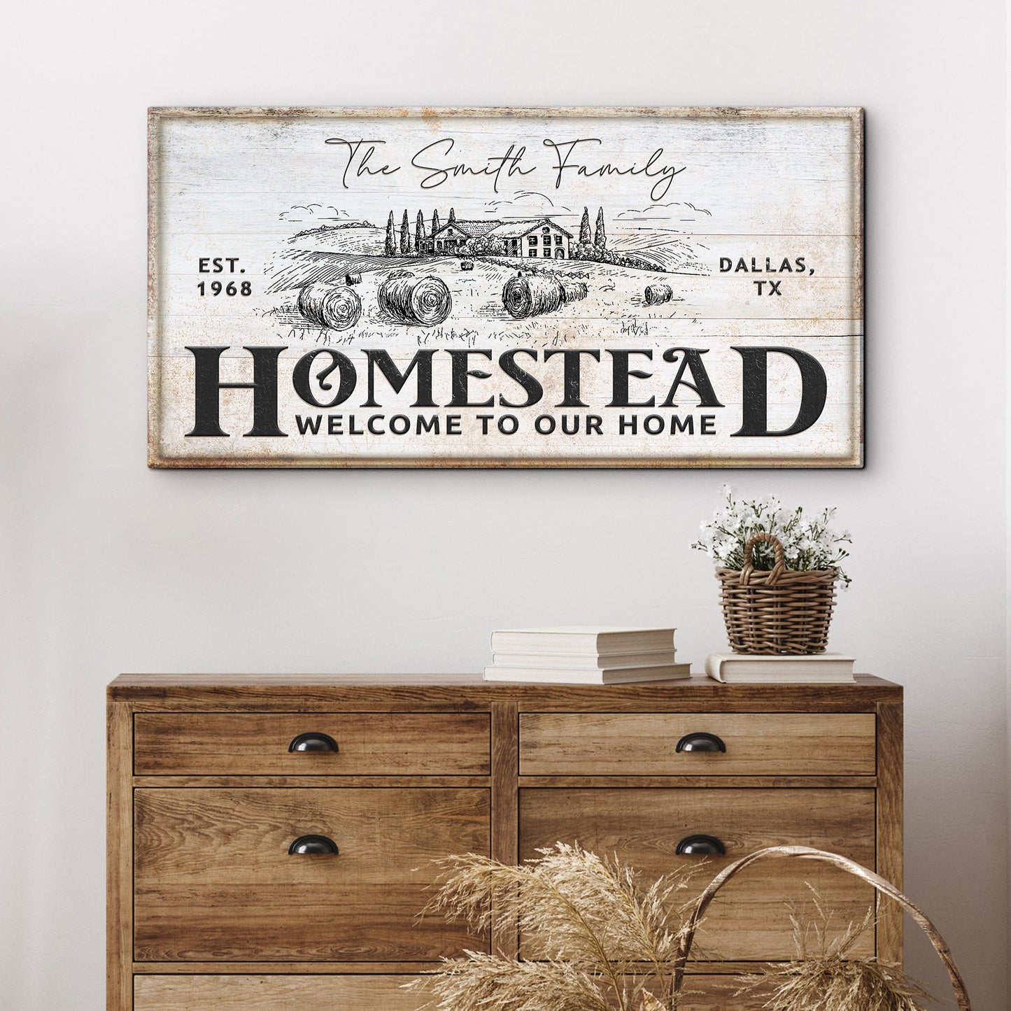 Vintage Homestead Canvas Wall Art IV