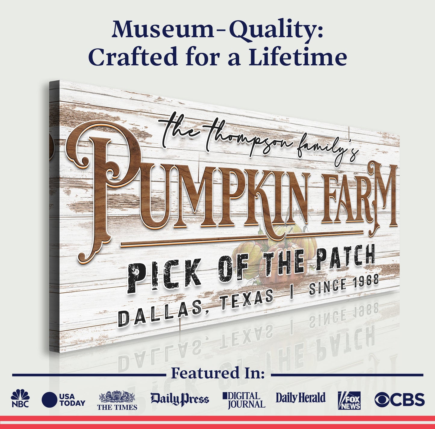 Pick of the Patch Pumpkin Farm Canvas Wall Art II