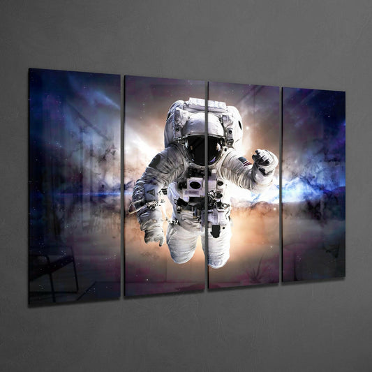 Astronaut Glass Wall Art