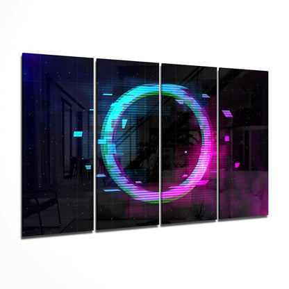 The Gate glass wall art panel