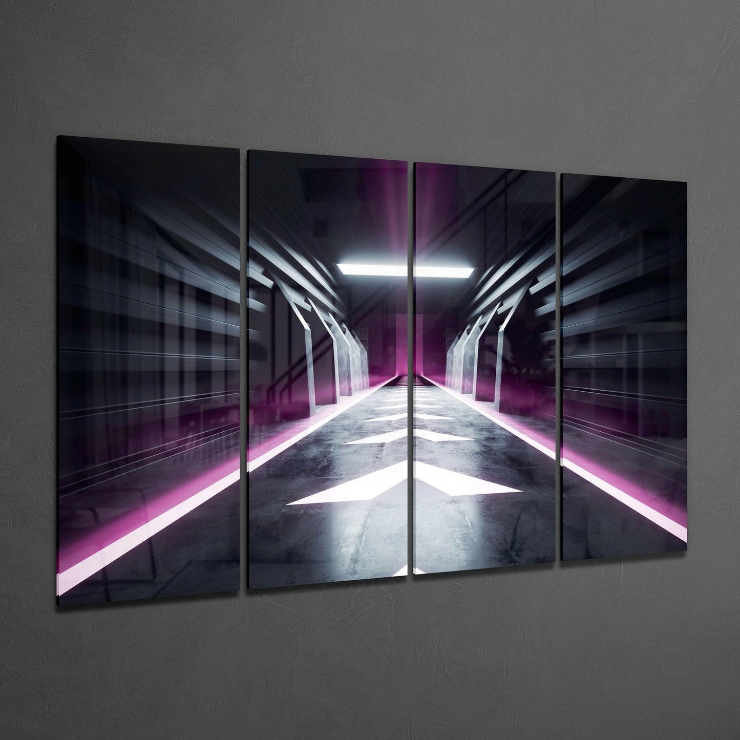 Hallway 4-Piece Glass Wall Art