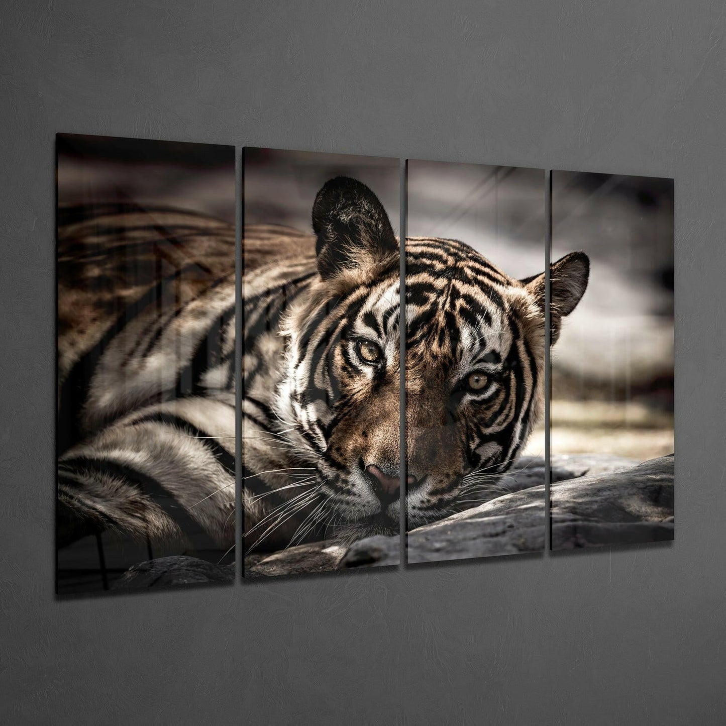 Tiger Glass Wall Art