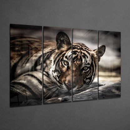 Tiger Glass Wall Art