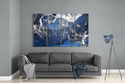 Marble 4-Piece Glass Wall Art