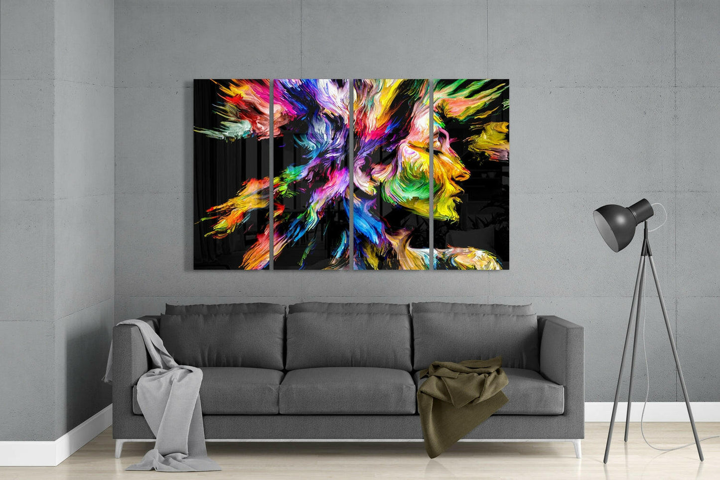 Feel the Music 4-Piece Glass Wall Art