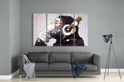 Feel the Music 4-Piece Glass Wall Art