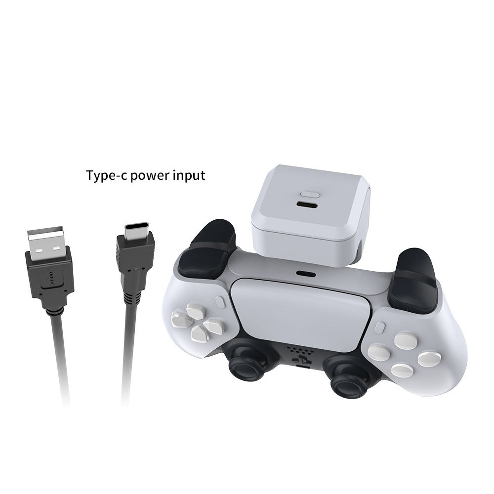 PS5 controller battery pack with Type C charging cable connection