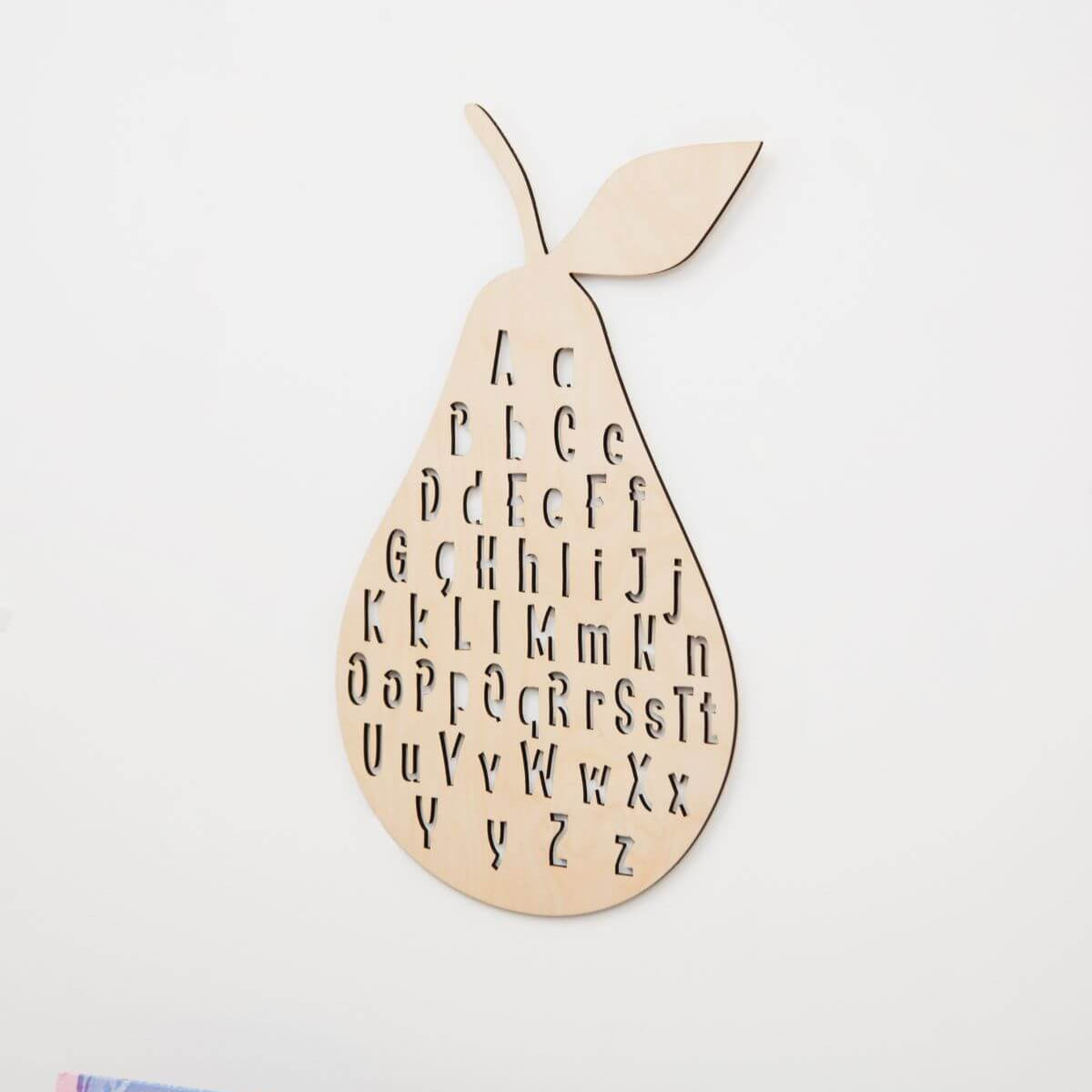 Wooden ABC Alphabet Nursery Wall Art