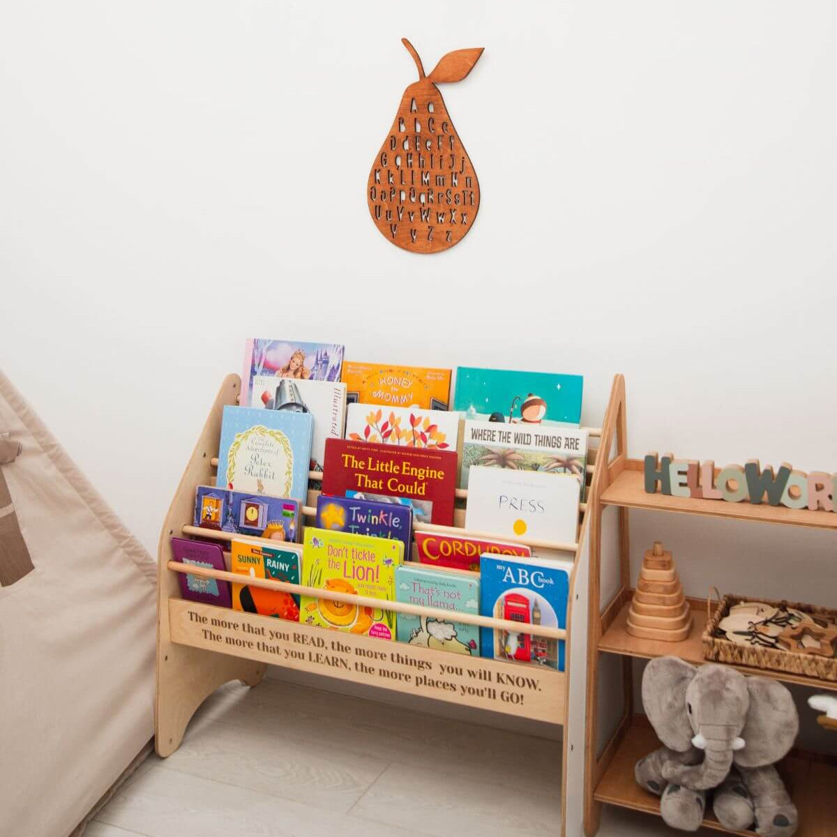 Wooden ABC Alphabet Nursery Wall Art
