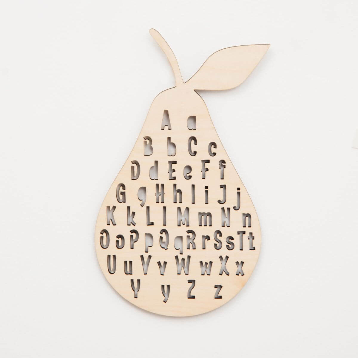 Wooden ABC Alphabet Nursery Wall Art