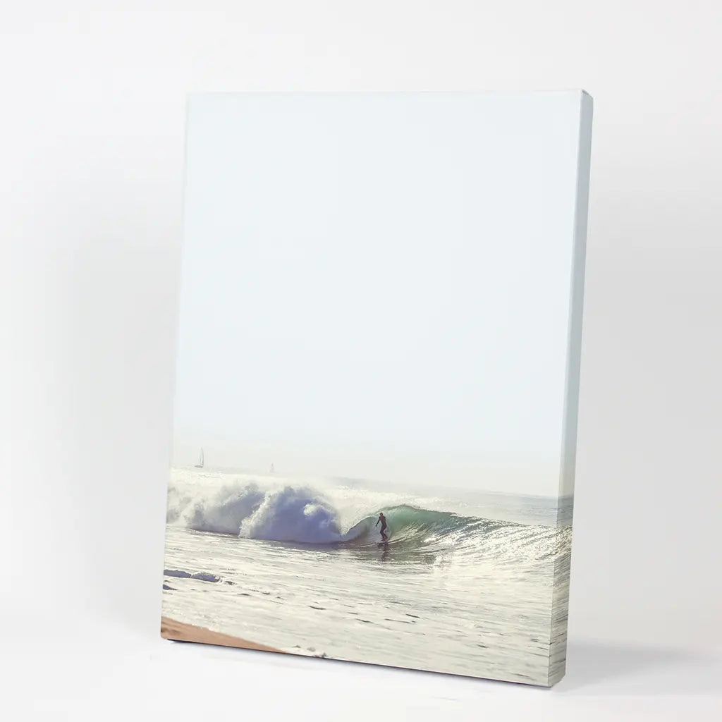 California Surfing Wall Art Print, Coastal Ocean Waves
