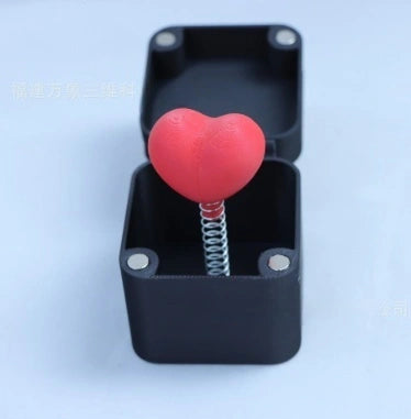 Prank box with alternative decorations  heart option
