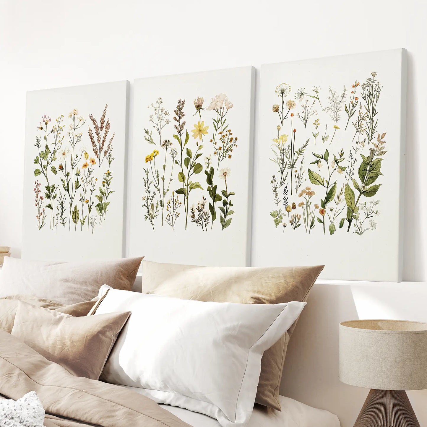 Minimalist Wild Plants Botanical Wall Art Set