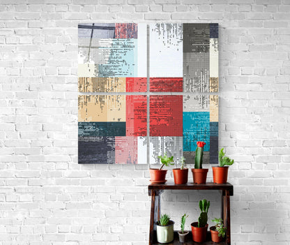 Dots Quadro Glass Wall Art Set