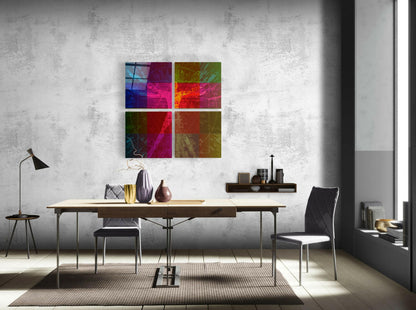 Touch Four-Panel Glass Wall Art