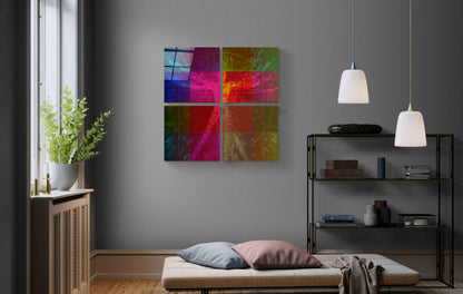 Touch Four-Panel Glass Wall Art